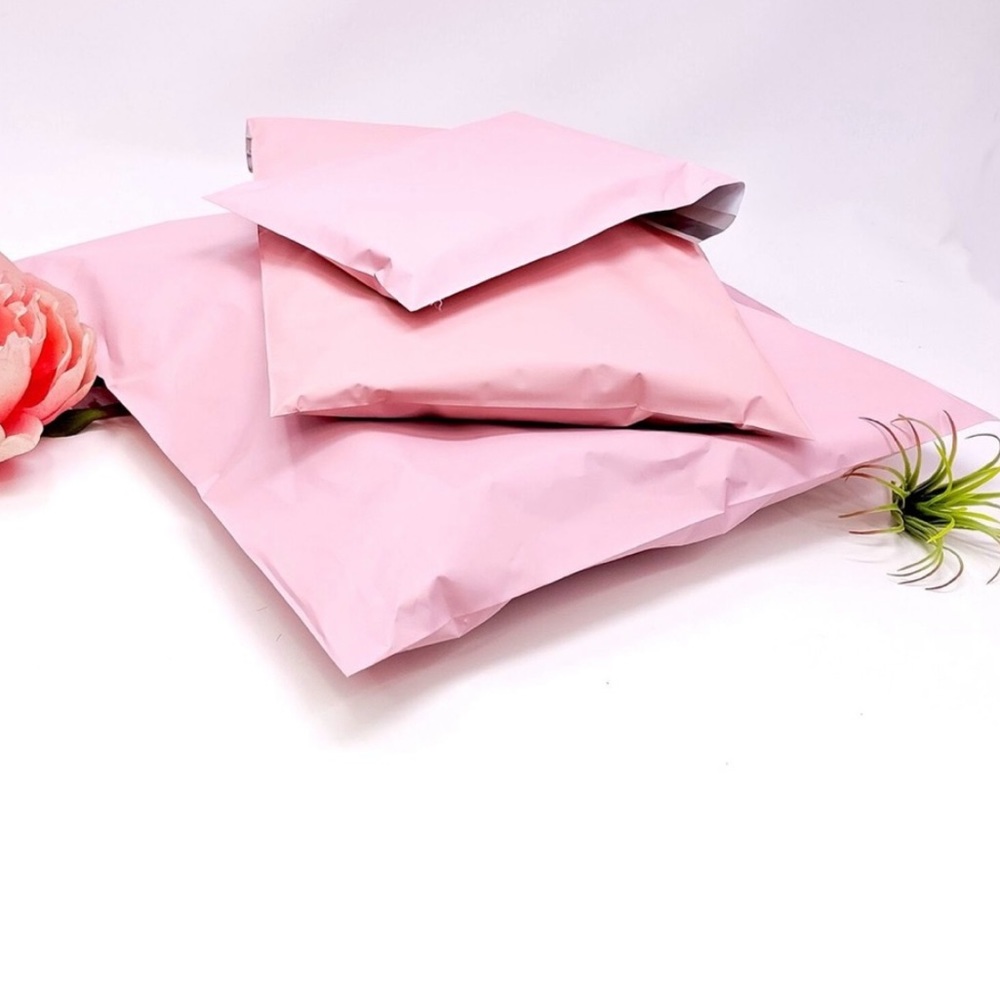 50 6X9 Poly Mailers Pale Pink Shipping Envelopes PRICE IS FIRM - Picture 4 of 4